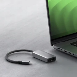 Satechi Single Port Adapter - adapter USB-C do HDMI 2.1 8K (space gray)
