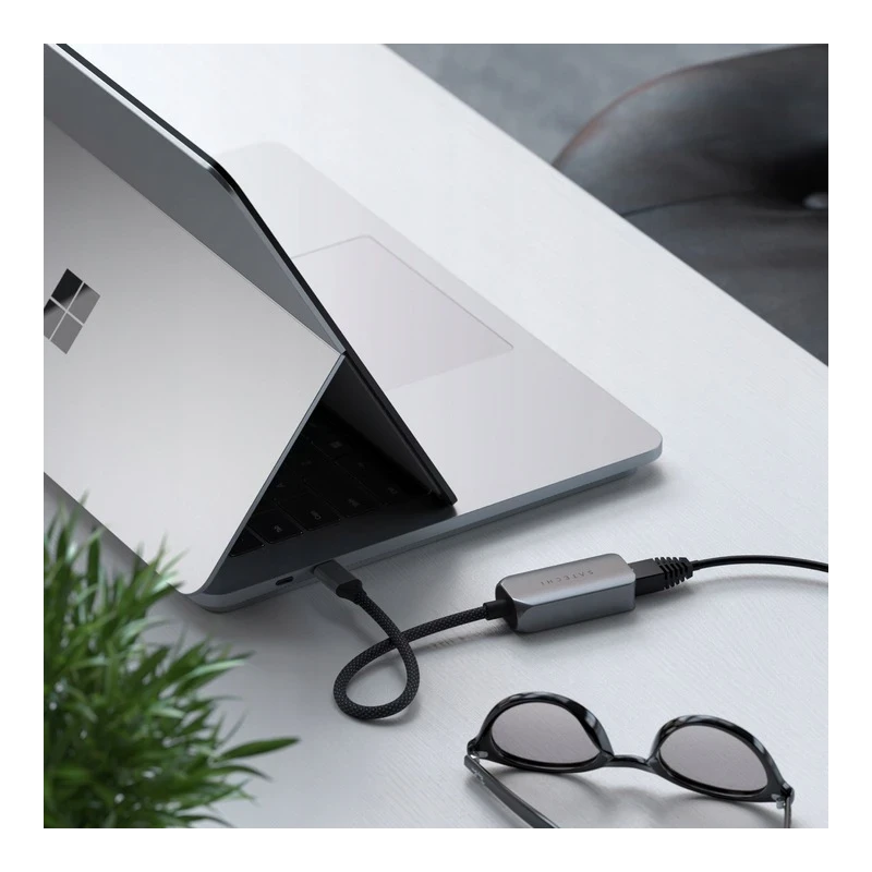 Satechi Ethernet Adapter - adapter USB-C 2.5 do Ethernet (space gray)