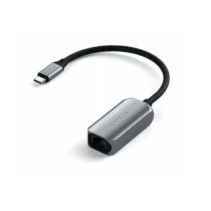 Satechi Ethernet Adapter - adapter USB-C 2.5 do Ethernet (space gray)