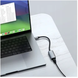 Satechi Ethernet Adapter - adapter USB-C 2.5 do Ethernet (space gray)