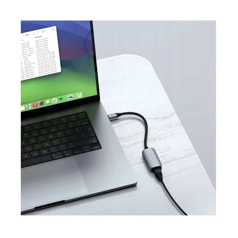Satechi Ethernet Adapter - adapter USB-C 2.5 do Ethernet (space gray)
