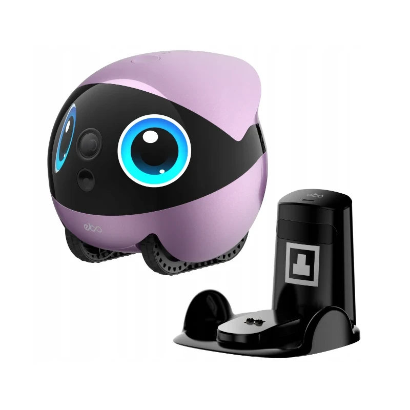 EnaBot EBO AIR 2 Plus domowy mobilny robot monitorujący kamera AI purpurowy