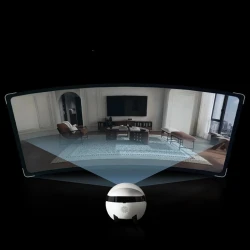 EnaBot EBO AIR 2 Plus domowy mobilny robot monitorujący kamera AI purpurowy