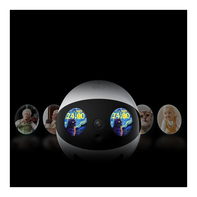 EnaBot EBO AIR 2 Plus domowy mobilny robot monitorujący kamera AI purpurowy