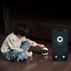 EnaBot EBO AIR 2 Plus domowy mobilny robot monitorujący kamera AI purpurowy