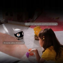 EnaBot EBO AIR 2 Plus domowy mobilny robot monitorujący kamera AI purpurowy