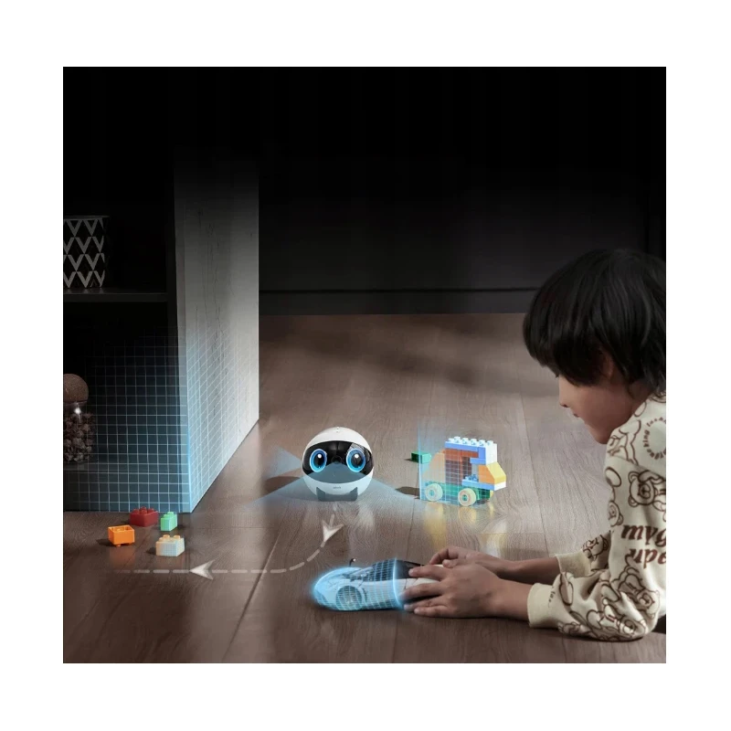 EnaBot EBO AIR 2 Plus domowy mobilny robot monitorujący kamera AI purpurowy