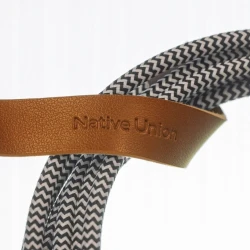 Native Union Belt Cable XL 100W kabel USB-C-USB-C 3m wytrzymały oplot Kevlar (zebra)