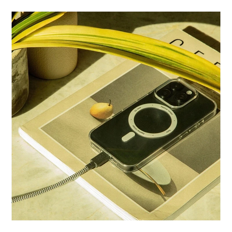 Native Union Belt Cable XL 100W - kabel USB-C - USB-C, 3 m (zebra)