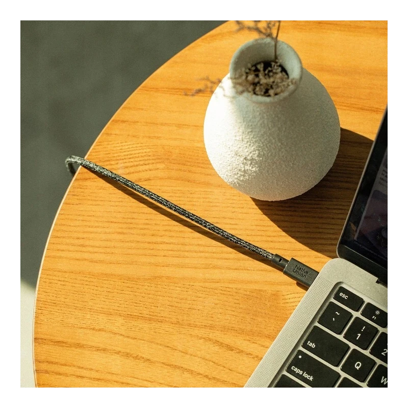 Native Union Belt Cable XL 100W - kabel USB-C - USB-C, 3 m (zebra)