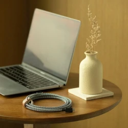 Native Union Belt Cable XL 100W kabel USB-C-USB-C 3m wytrzymały oplot Kevlar (apricot)