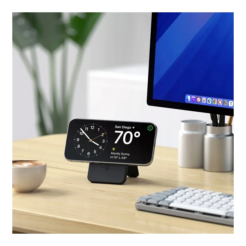 Satechi magnetyczny powerbank 5000 mAh MagSafe i Qi2 apple watch USB-C PD