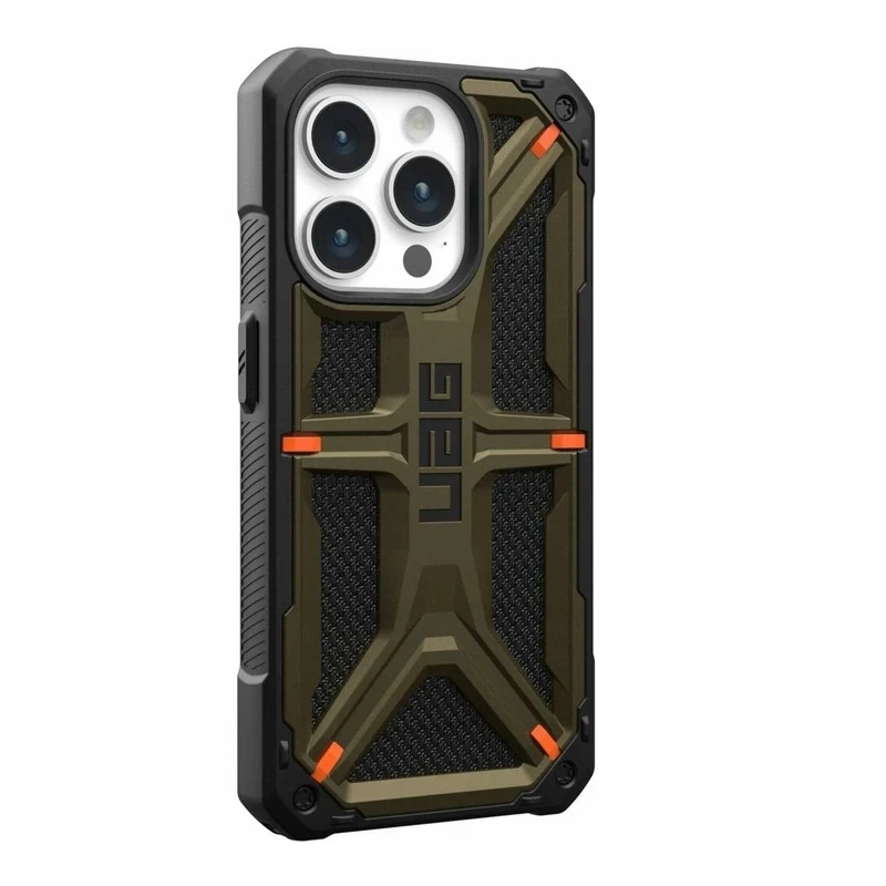 UAG Monarch obudowa ochronna plecki do iPhone 15 Pro (kevlar element green)