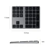 Satechi Aluminium Extended Keypad bezprzewodowa klawiatura numeryczna BT