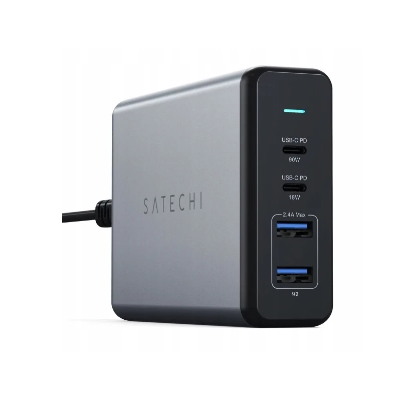 Satechi Desktop 108W Pro ładowarka sieciowa 2x USB-C PD 90W/18W, 2X USB-A