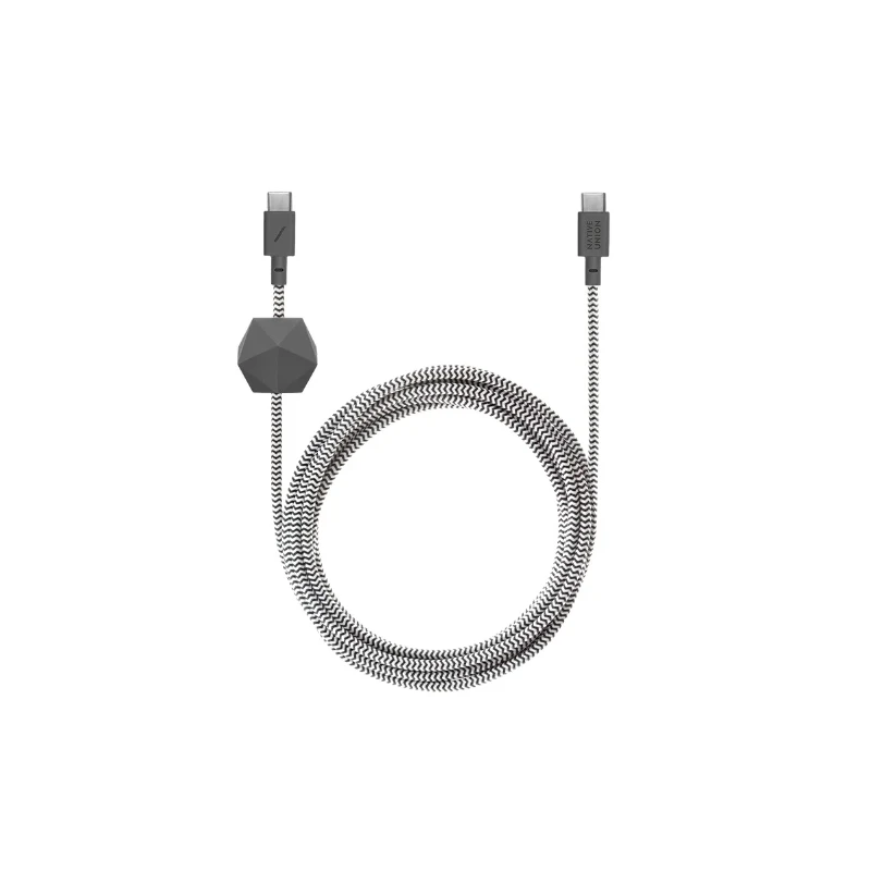 Native Union Anchor Cable 240W - kabel USB-C - USB-C, 3 m (zebra)