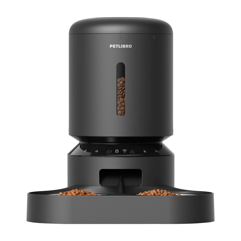 Dozownik karmy Petlibro Granary z podwójną miską, Wifi, 5L(czarny)