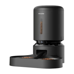 Dozownik kamy z kamerą Petlibro Granary z podwójną misą, 5L (czarny)