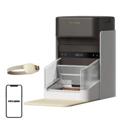 Inteligentny dozownik karmy Petlibro RFID z obrożą, 3L