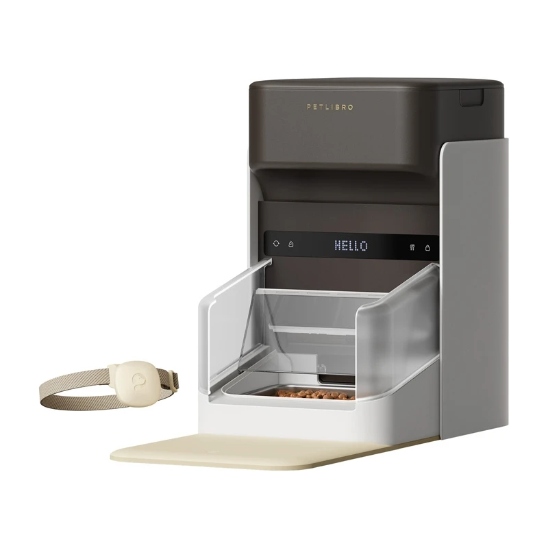 Inteligentny dozownik karmy Petlibro RFID z obrożą, 3L