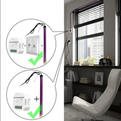 TUYA MS-108WR Wi-Fi, Sterownik dopuszkowy do rolet Wi-Fi Moes MS-108WR Tuya