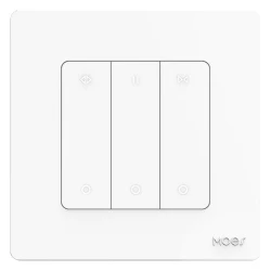 TUYA SR-EUC-W, Przełącznik rolet Star Ring Zigbee + RF EU Biały Tuya