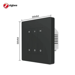 TUYA SR-EUC-W, Przełącznik rolet Star Ring Zigbee + RF EU Biały Tuya