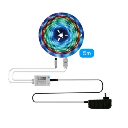 TUYA WLS-X-RGB, Taśma LED RGB 30LED/m 12V 24W 5M IP65 Wi-Fi Moes WLS-X-RGB Tuya