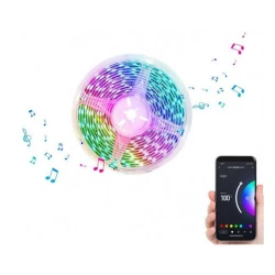 TUYA WLS-X-RGB, Taśma LED RGB 30LED/m 12V 24W 5M IP65 Wi-Fi Moes WLS-X-RGB Tuya