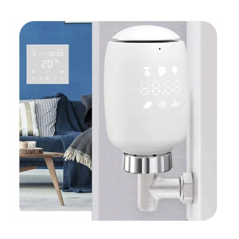 TUYA ZTRV-ZX-TV05, Inteligentna głowica termostatyczna Moes ZTRV-ZX-TV05 Zigbee Tuya