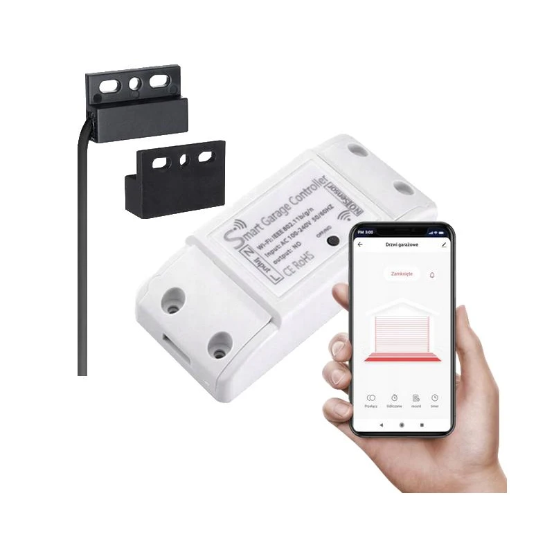 TUYA MS-102, Sterownik Bramy Garażowej Wi-Fi Moes MS-102 Tuya