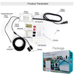 TUYA MS-102, Sterownik Bramy Garażowej Wi-Fi Moes MS-102 Tuya