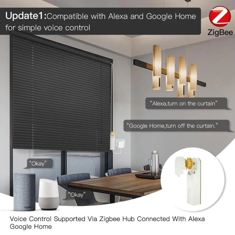 TUYA ZC-LS-EU-EN, Silnik do rolet Smart Moes TUYA ZC-LS-EU-EN Tuya