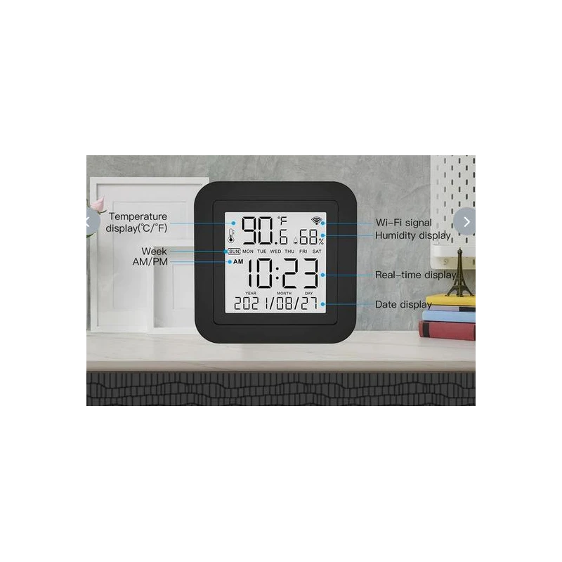 TUYA WR-TY-THR, Inteligentny pilot na podczerwień z czujnikiem temperatury i wilgotności Moes WR-TY-THR Tuya