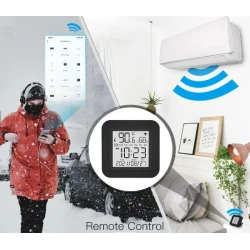 TUYA WR-TY-THR, Inteligentny pilot na podczerwień z czujnikiem temperatury i wilgotności Moes WR-TY-THR Tuya