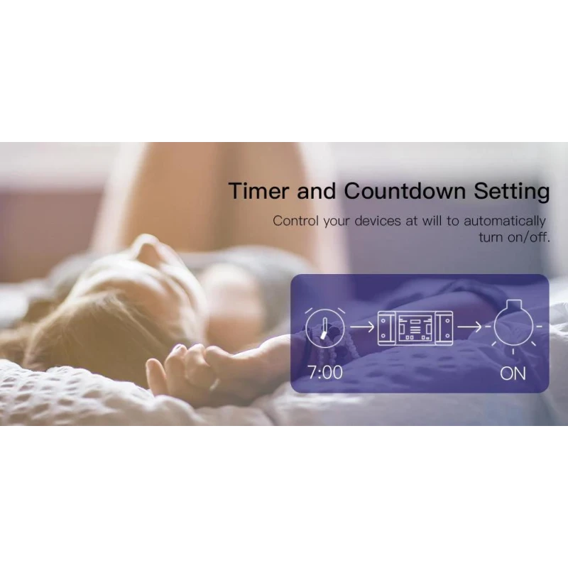 TUYA MS-101WR, Inteligentny Przekaźnik Wi-Fi + RF Moes MS-101WR Tuya