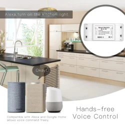 TUYA MS-101WR, Inteligentny Przekaźnik Wi-Fi + RF Moes MS-101WR Tuya