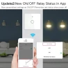 TUYA WRS-EU1-BK, Włącznik 1-klawiszowy Czarny WiFi+RF L+N Moes WRS-EU1-BK Tuya