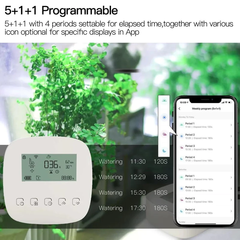TUYA WWP-BY-908, Smart Timer do Pompy Wodnej WiFi Moes WWP-BY-908 Tuya