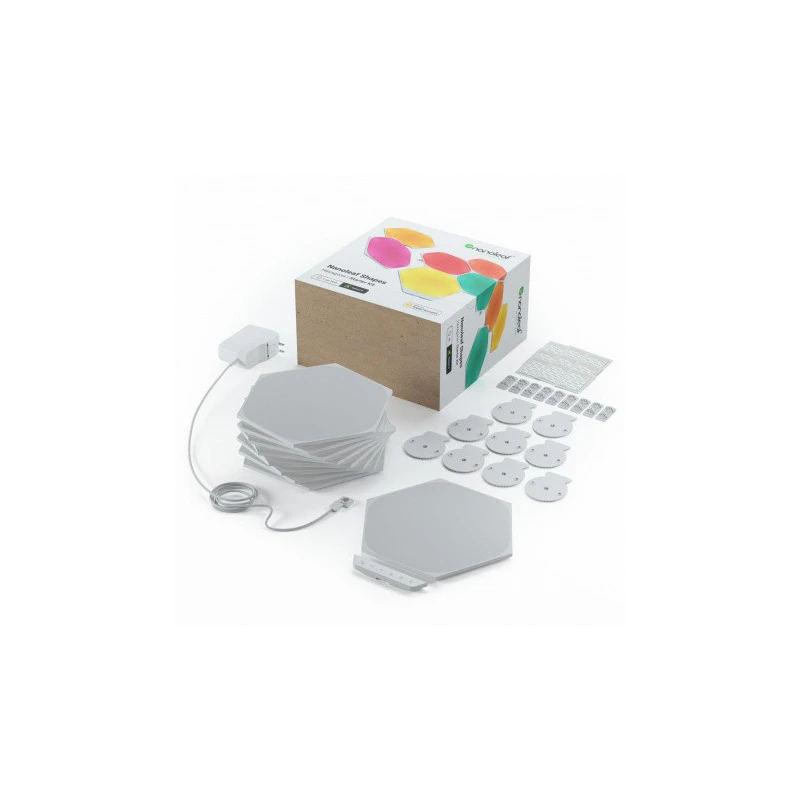 Nanoleaf Shapes Hexagons Starter Kit - panele świetlne (15 paneli, 1 kontroler)