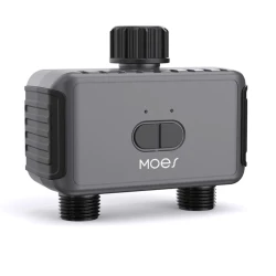 TUYA BWV-YC02-EU, Inteligentny Podwójny Zawór do Nawadniania Ogrodu Bluetooth Moes BWV-YC02-EU Tuya