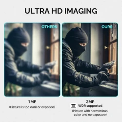 TUYA WCM-JD-T1-EU, Kamera Smart 3MP Wi-Fi Moes WCM-JD-T1-EU Tuya