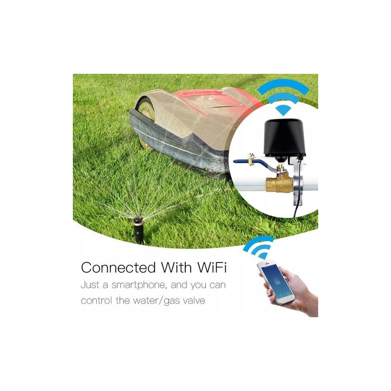 TUYA WV-LZ-BK, Inteligentny zawór Wi-Fi Moes TUYA WV-LZ-BK Tuya