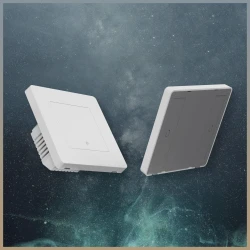 TUYA ZS-SR-EU1-WH-MS, Przełącznik Star Ring Zigbee 1-Gang Biały Moes ZS-SR-EU1-WH-MS Tuya
