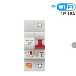 TUYA WCB-SC-1P16M, Wyłącznik nadprądowy 1P 16A Wi-Fi Moes TUYA WCB-SC-1P16M Tuya