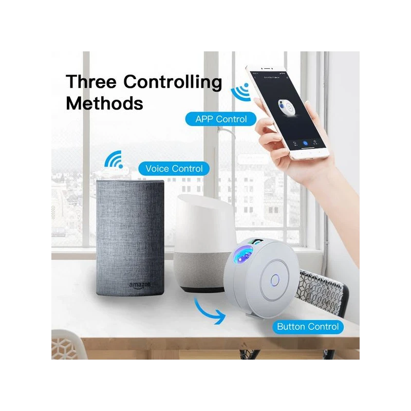 TUYA WP-NX-SP, Projektor gwiazd LED RGB + Laser Wi-Fi Moes WP-NX-SP Tuya