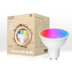 TUYA MWB-TD5-RCW-GU10-MS, Inteligentna Żarówka 5W RGB+CW GU10 Matter Wi-Fi Moes MWB-TD5-RCW-GU10-MS Tuya