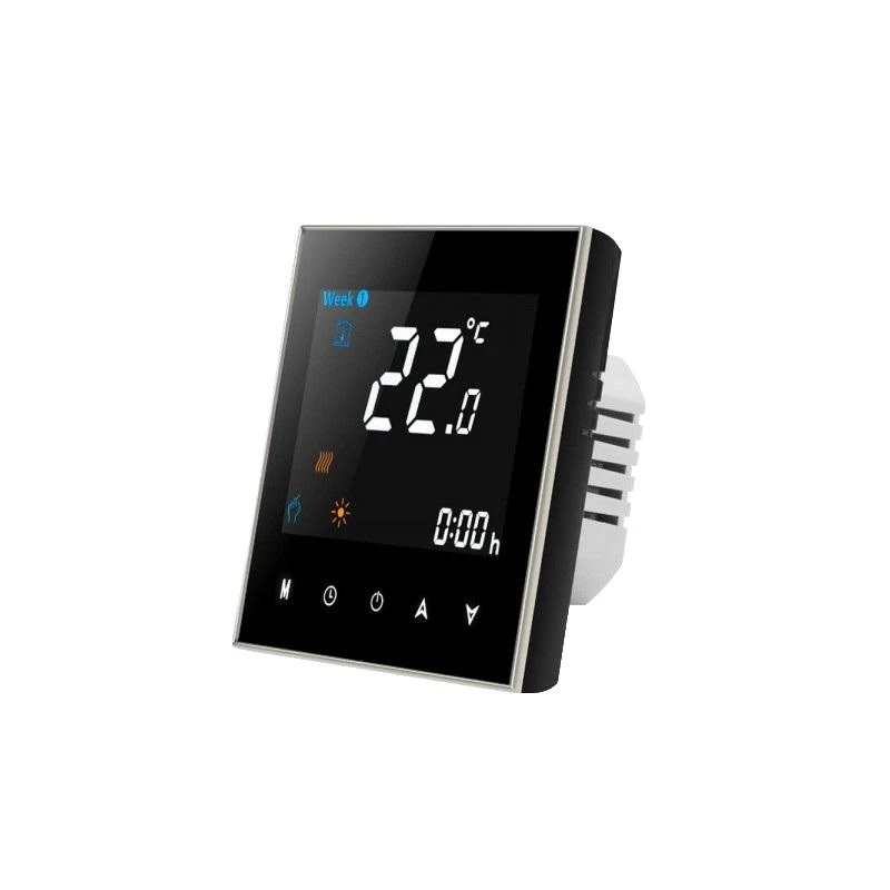 TUYA WHT-2000-GC, Termostat do pieca gazowego/wodnego Wi-Fi Czarny Moes TUYA WHT-2000-GC Tuya