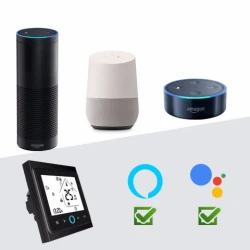 TUYA WHT-2000-GC, Termostat do pieca gazowego/wodnego Wi-Fi Czarny Moes TUYA WHT-2000-GC Tuya