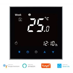 TUYA WHT-2000-GC, Termostat do pieca gazowego/wodnego Wi-Fi Czarny Moes TUYA WHT-2000-GC Tuya